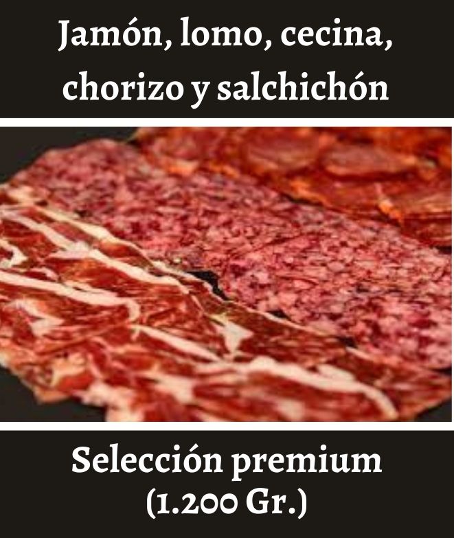 Un poco de todo: jamón, lomo, cecina, chorizo y salchichón