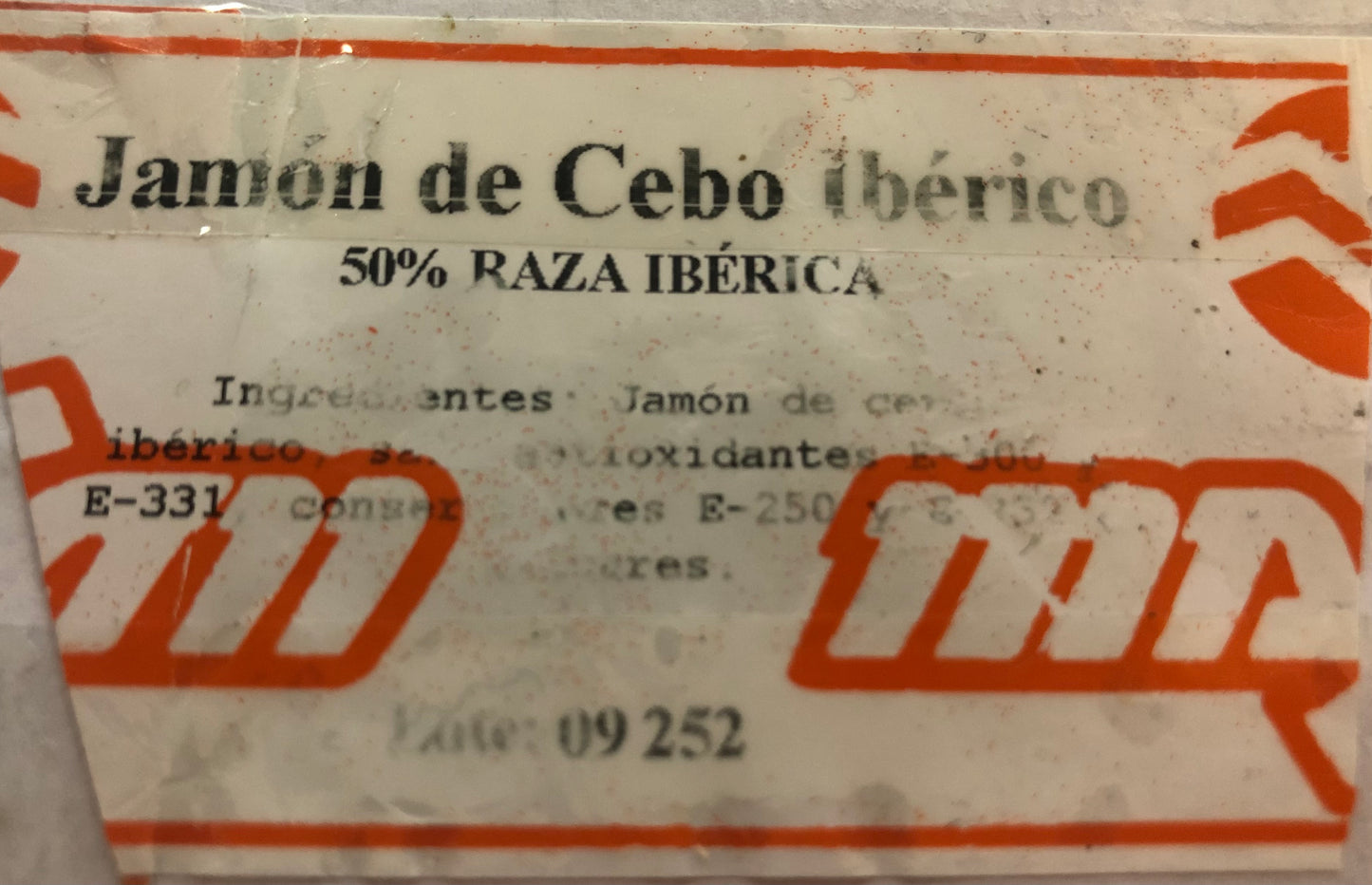 Jamón 50% Ibérico de Cebo de Campo (100gr)