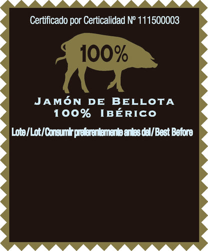 Jamón 100% Ibérico de Bellota 5Js - Pieza de 7 a 8Kg