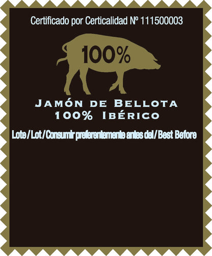 10 x (100gr) Jamón Ibérico de Bellota 5Js (100gr)